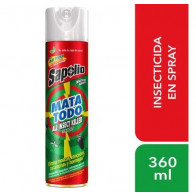Insecticida Aerosol SAPOLIO Mata Todo Frasco 360ml