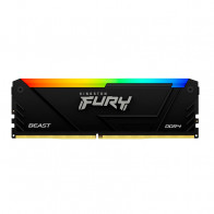 Kingston Fury Beast RGB BLACK, 16GB DDR4 3200 MHz