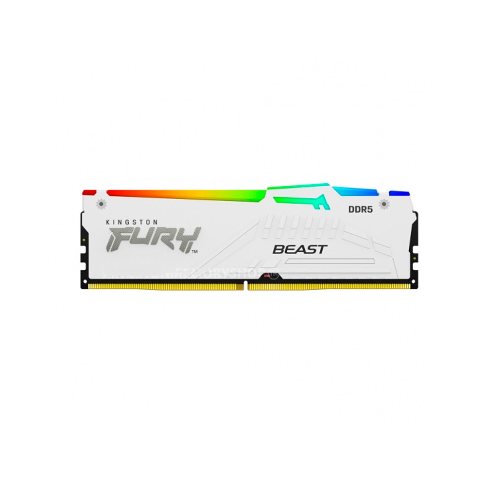 Kingston FURY Beast White RGB, 16GB DDR5-5200 MHz