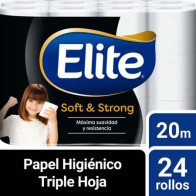 Papel Higiénico ELITE Premium Triple Hoja Paquete 24unidades