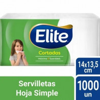 Servilletas de Papel ELITE Cortadas Paquete 1000unidades
