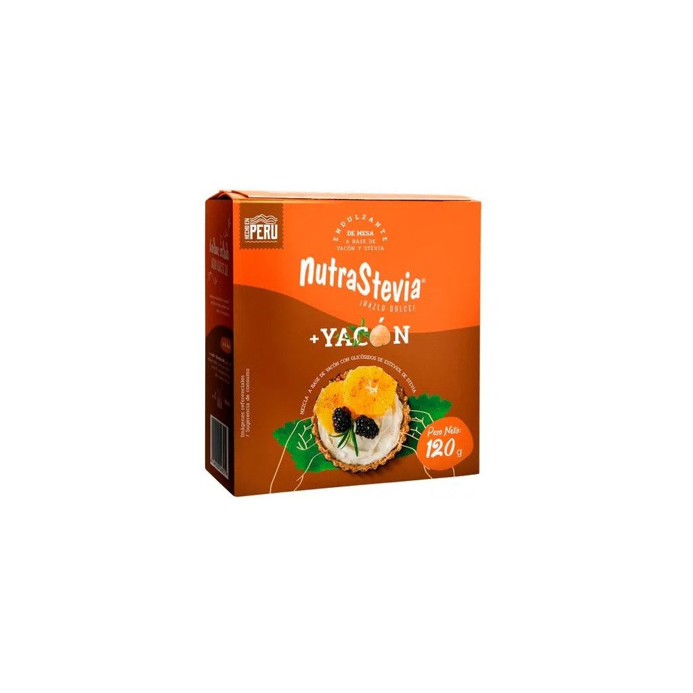 Stevia NUTRASTEVIA con Yacón Caja 120un
