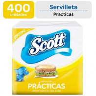 Servilletas de Papel Cortadas SCOTT Paquete 400unidades