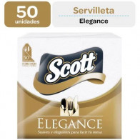 Servilletas de Papel Dobladas SCOTT Gold Blancas Paquete 50unidades