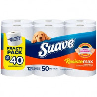 Papel Higiénico SUAVE Resistemax Bolsa 12unidades