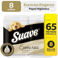 Papel Higiénico SUAVE Esencias Elegance Paquete 8unidades