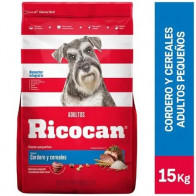 RICOCAN Adultos Razas Pequeñas Cordero y Cereales Bolsa 15Kg