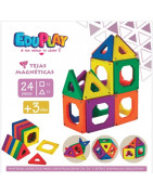 EDUPLAY – TEJAS MAGNETICAS – 24 PIEZAS