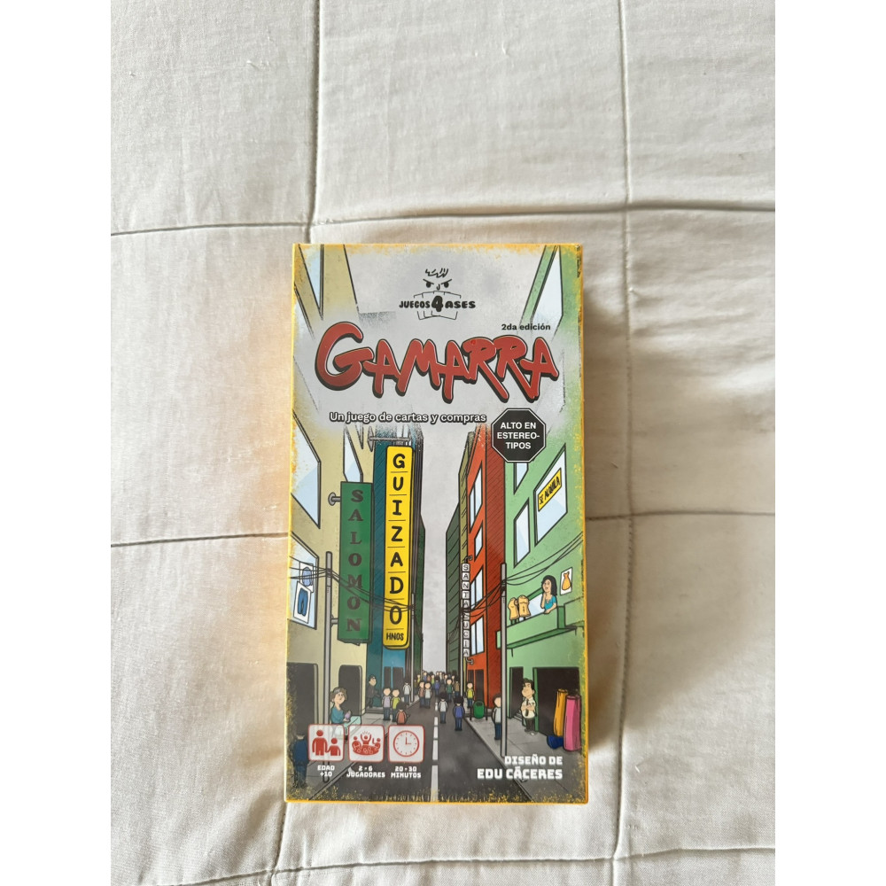 GAMARRA – Un juego de cartas y compras