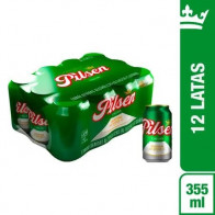 Cerveza PILSEN Lata 355ml Paquete 12un