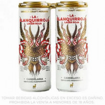 Cerveza CANDELARIA Blanquirroja Lata 355ml Pack 4un