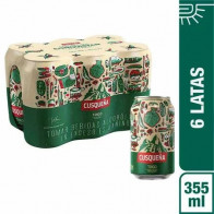 Cerveza CUSQUEÑA Trigo 6 Pack Lata 355ml