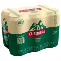 Cerveza CUSQUEÑA Trigo Lata 473ml Paquete 6 latas