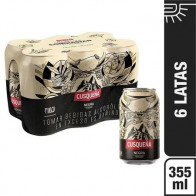 Cerveza CUSQUEÑA Negra Lata 355ml 6 Pack