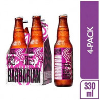 Cerveza BARBARIAN La Nena Hoppy Wheat Botella 330ml Pack 4un