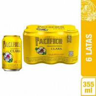 Cerveza PACÍFICO Lata 355ml Paquete 6un