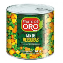 Mix Verduras FRUTO DE ORO Lata 184g