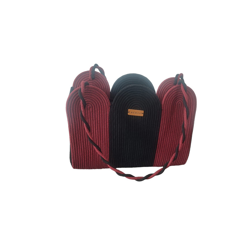 Cartera, elaborado con cordón de algodón MEBAK Cartera, elaborado con cordón de algodón MEBAK