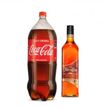 COMBO2 FLOR DE CAÑA 4 AÑOS 750ML + COCA COLA 3L