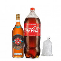 COMBO10	RON HAVANA CLUB AÑEJO ESPECIAL 1L + COCA COLA 3L+HIELO