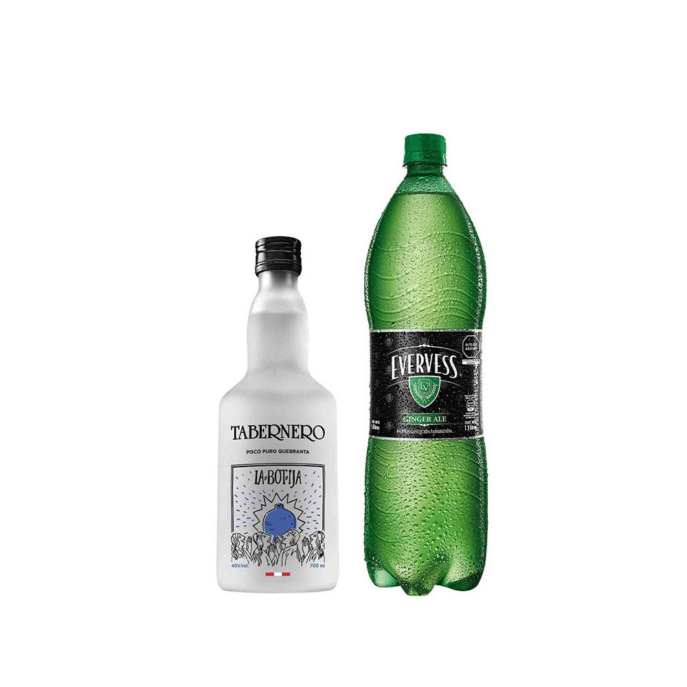 COMBO17 PISCO PURO TABERNERO BOTIJA QUEBRANTA 700ML + EVERVESSL 1.5L COMBO17 PISCO PURO TABERNERO BOTIJA QUEBRANTA 700ML + EVERVESSL 1.5L