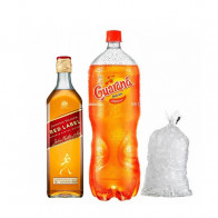 COMBO22	WHISKY JOHNNIE WALKER RED LABEL BOTELLA 750ML + GUARANA 2L + HIELO