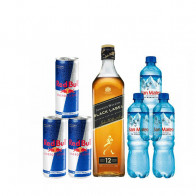 TRIO8	WHISKY JOHNNIE WALKER BLACK LABEL BOTELLA 750ML + REDBULL 250ML X3 LATAS + AGUA SAN MATEO 600ML X3