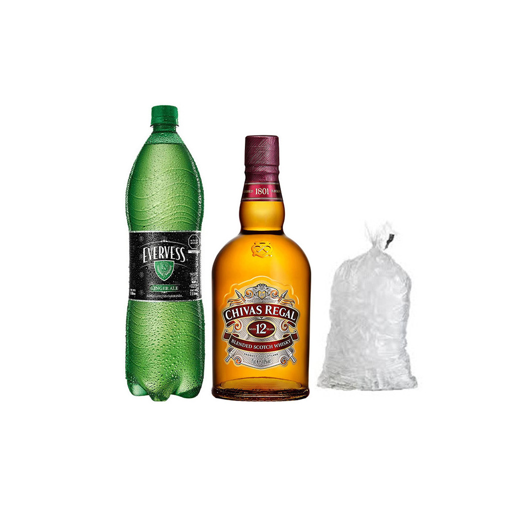 COMBO29	WHISKY CHIVAS REGAL 12 BOTELLA 700ML + EVERVESSL 1.5L + HIELO