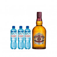COMBO30	WHISKY CHIVAS REGAL 12 BOTELLA 700ML + AGUA SAN MATEO 600ML X3