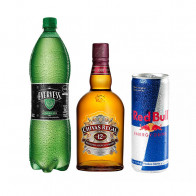 COMBO31	WHISKY CHIVAS REGAL 12 BOTELLA 700ML + EVERVESSL 1.5L + REDBULL 250ML