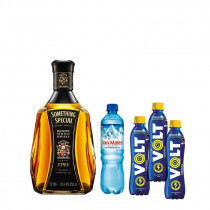 COMBO33	WHISKY SOMETHING SPECIAL CLASICO BOTELLA 750ML  + VOLT 300 ml X 3 BOTELLAS + AGUA SAN MATEO 600ML