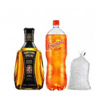 COMBO34	WHISKY SOMETHING SPECIAL CLASICO BOTELLA 750ML  + GUARANA 2L + HIELO