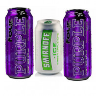 TRIO12	Four Loko Purple 473ML  X 2 LATAS + Smirnoff Ice Green Apple 350ML