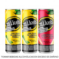 TRIO17	Pack 03 Mikes 355 ml (02 Hard Lemonade/01 Hard Strawberry Lemonade)