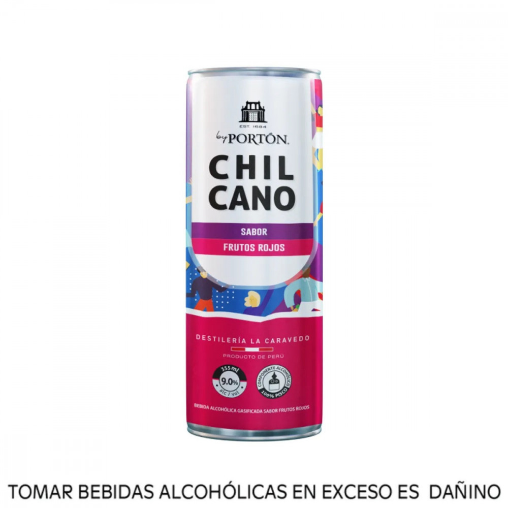 RTD Chilcano Portón Frutos Rojos 355 ml RTD Chilcano Portón Frutos Rojos 355 ml