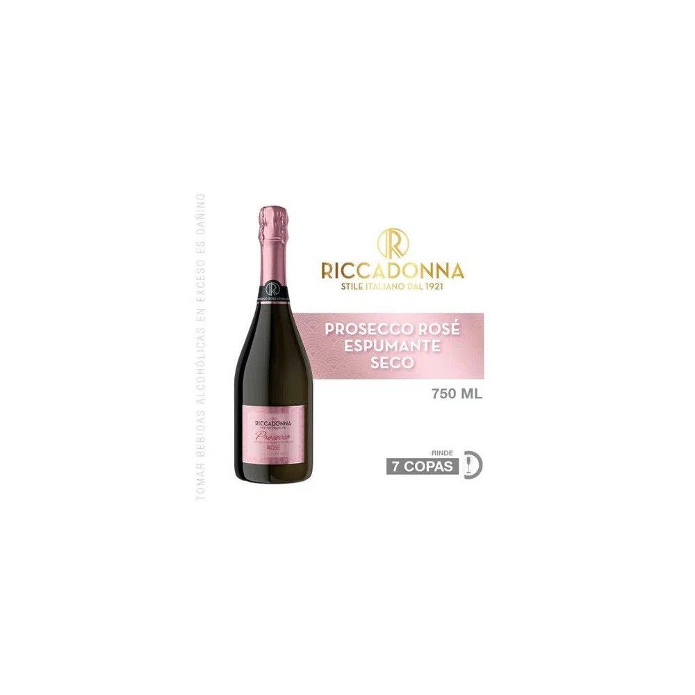 Espumate Prosecco RICCADONNA Rosé Botella 750m