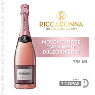 Espumante RICCADONNA Moscato Rosé Botella 750ml