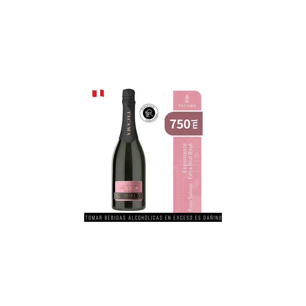 Espumante ROSA SALVAJE Extra Brut Rosé Botella 750ml