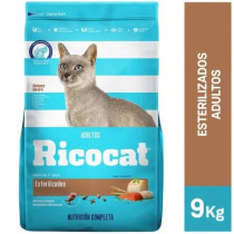 RICOCAT Adultos Esterilizados Bolsa 9Kg