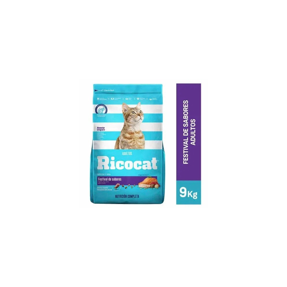 Ricocat Festival De Sabores Bolsa 9Kg