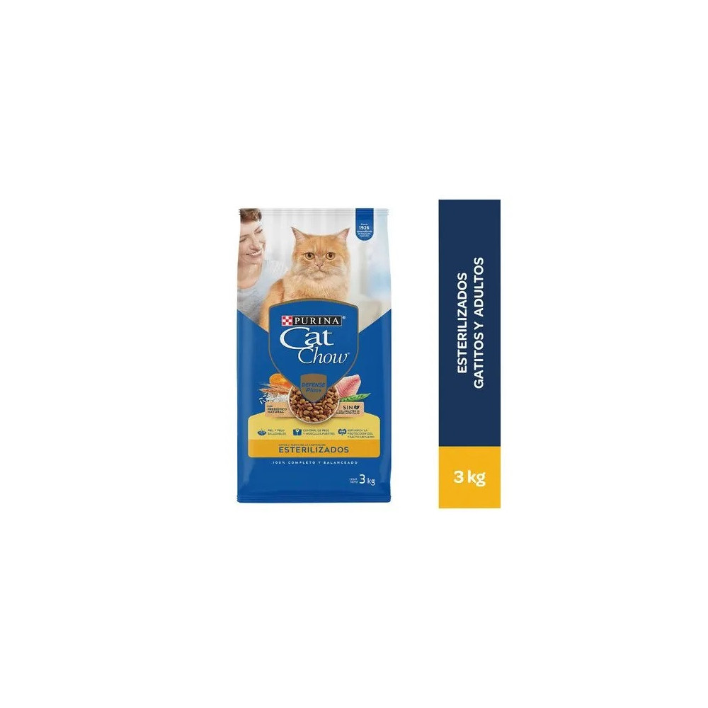 CAT CHOW Esterilizados Bolsa 3kg CAT CHOW Esterilizados Bolsa 3kg