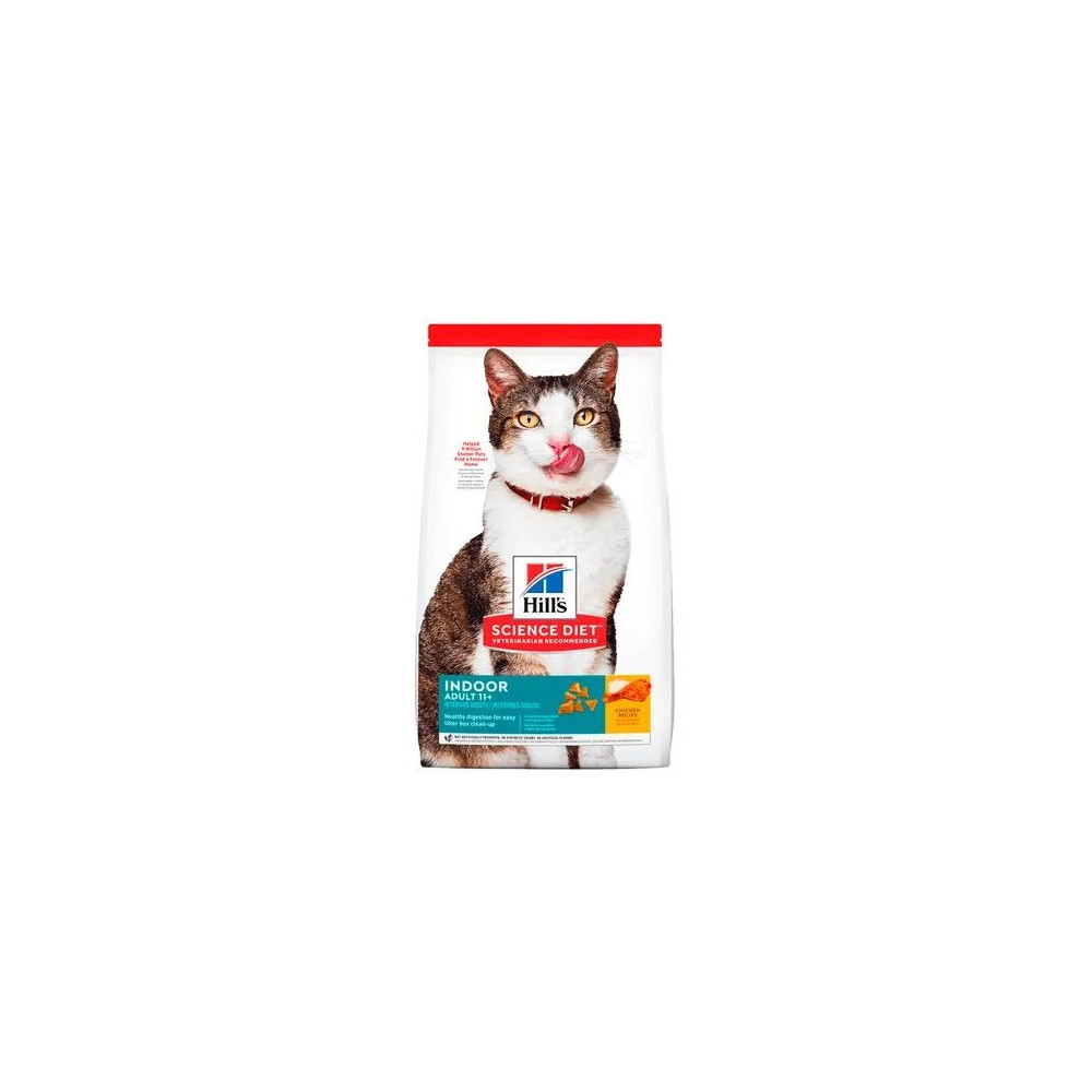 Comida para Gatos Adultos +11Años Hills Science Diet Indoor 1.6kg