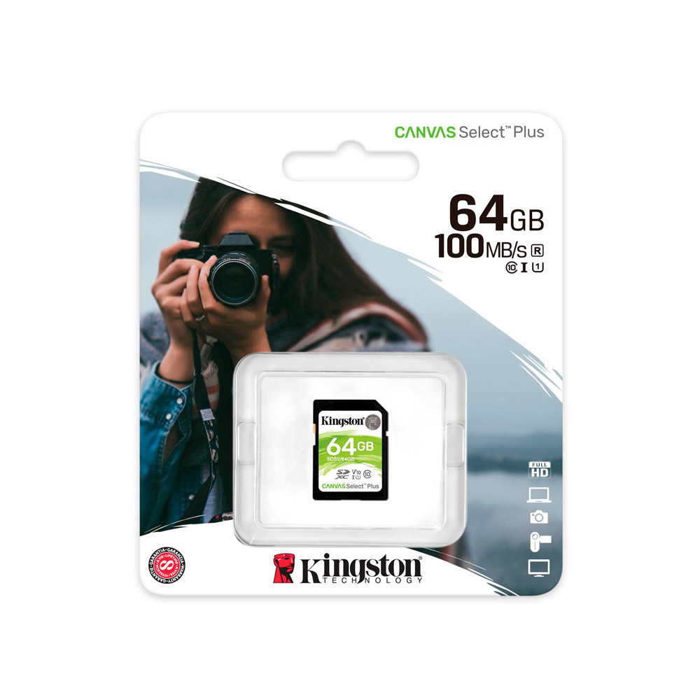 Kingston Canvas Select Plus, 64 GB