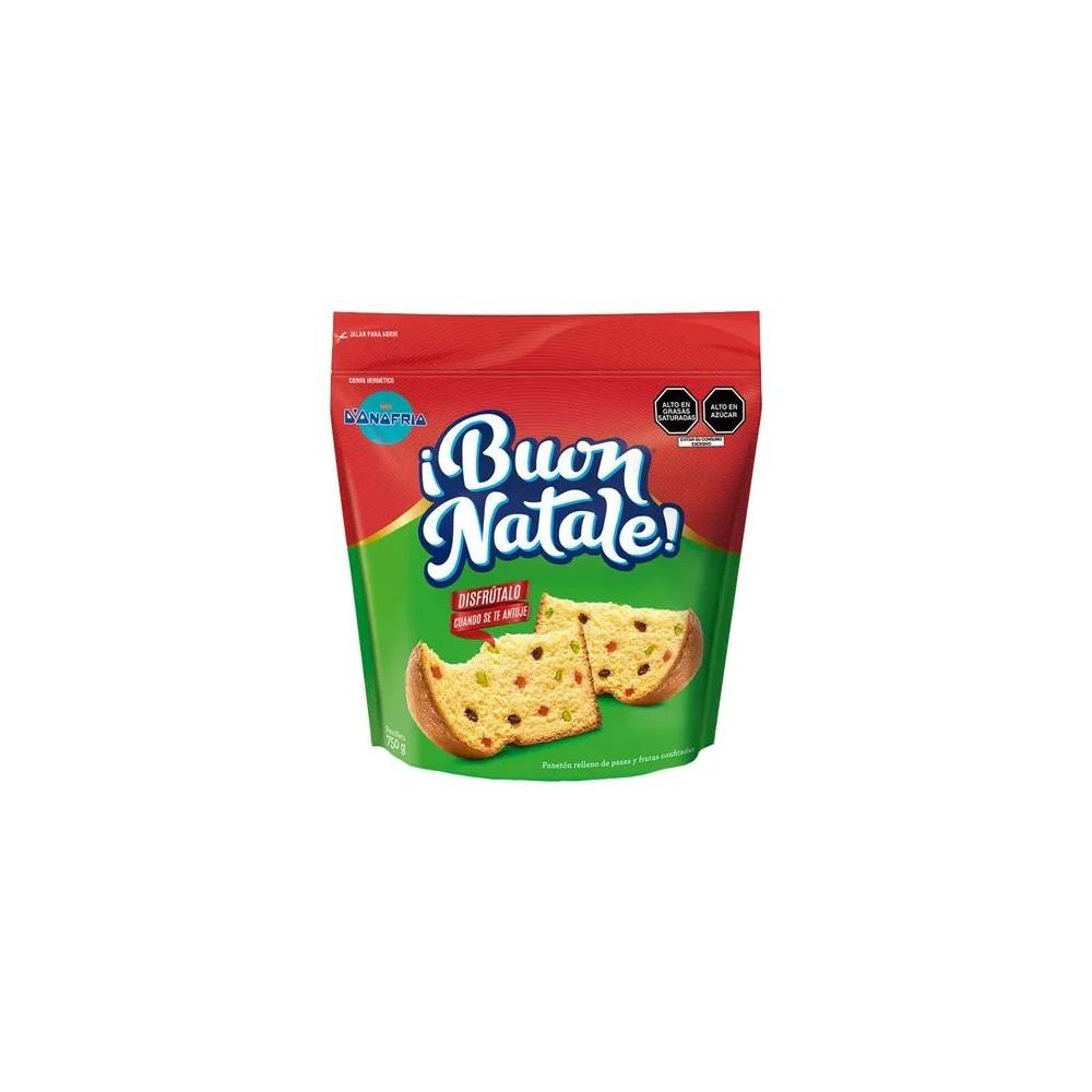 Panetón DONOFRIO Buen Natale Bolsa 750g Panetón DONOFRIO Buen Natale Bolsa 750g