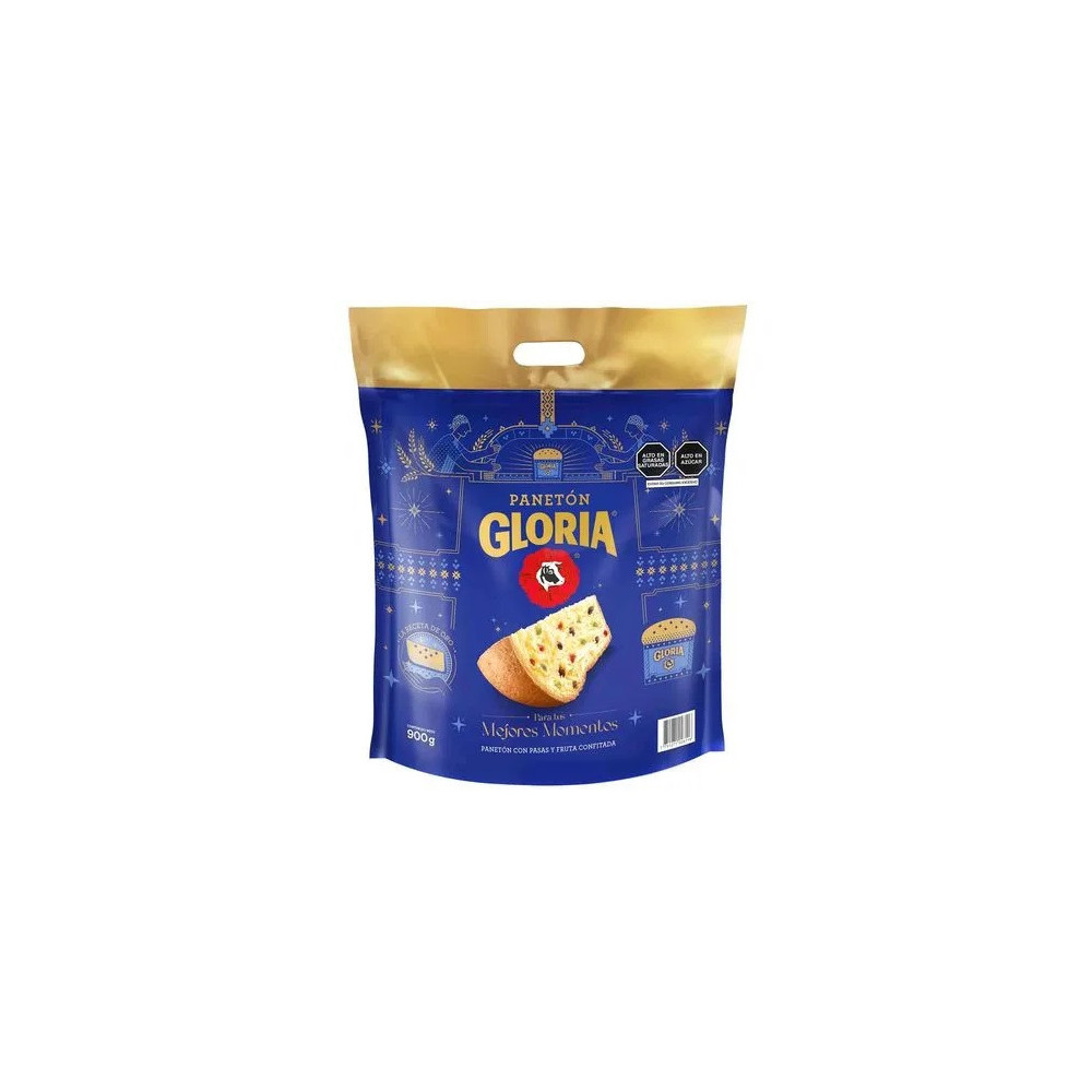Panetón GLORIA Bolsa 900g