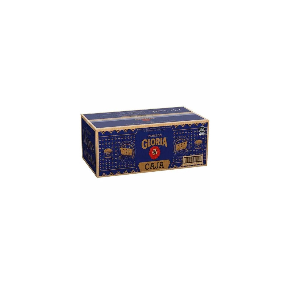 Panetón GLORIA Caja 900g Caja 6un