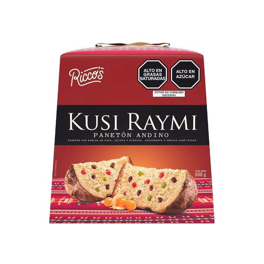 Panetón Andino Ricco's Kusi Raymi Caja 500g