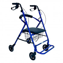 Andador y silla de paseo azul