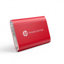 HP P500, 1TB, USB-C 3.2 Gen 1, Color Rojo