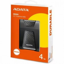 Adata DashDrive Durable HD650 - Externo - 4TB - Negro